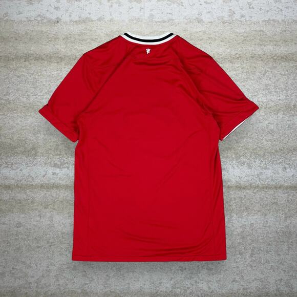 Manchester United Soccer Jersey Football Kit Red White Embroidered Swoosh - Picture 2 of 4